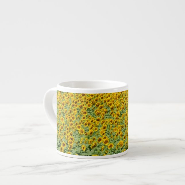 Tasse Expresso Gisement jaune de tournesol (Devant gauche)