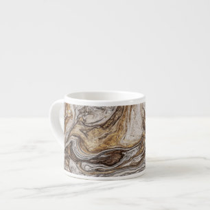 Tasse Expresso glamour 001 couleurs brunes liquides