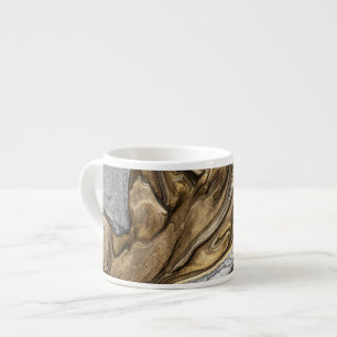 Tasse Expresso glamour 002 liquide couleurs marron espresso cup