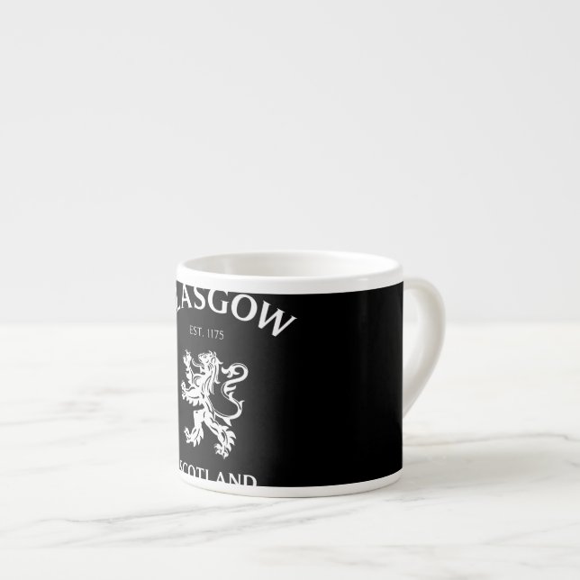 TASSE EXPRESSO GLASGOW, ÉCOSSE (Devant droit)