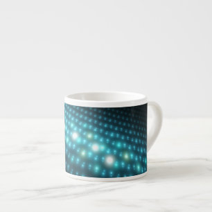 Tasse Expresso Globes bleus 3D
