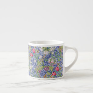 Tasse Expresso Golden Lily Vintage motif floral William Morris