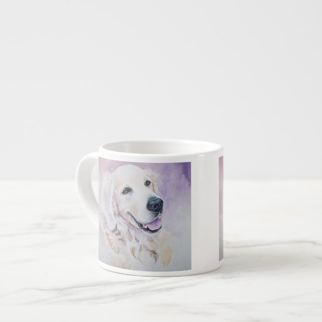 Tasse Expresso Golden retriever (Devant gauche)