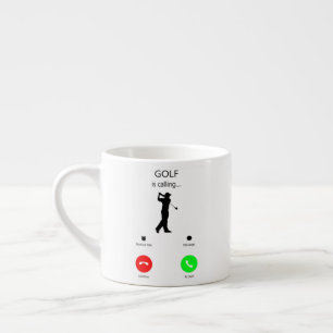 Tasse Expresso Golf Est Appelant, Cadeau Pour Golfer, Cadeau Golf