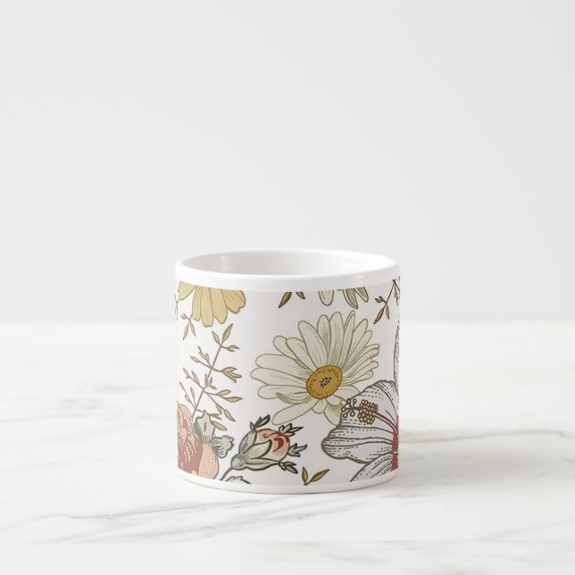 Tasse Expresso Gorgeous flowers (Devant)