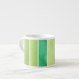 Tasse Expresso grand arrière - plan vert d'aquarelle - aquarelle