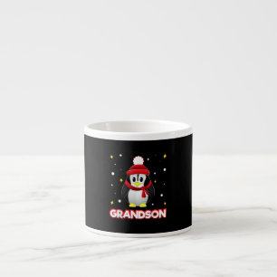 Tasse Expresso Grand-fils Penguin Noël Famille Correspondante Noë