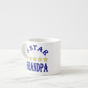 Tasse Expresso Grand-père cinq étoiles
