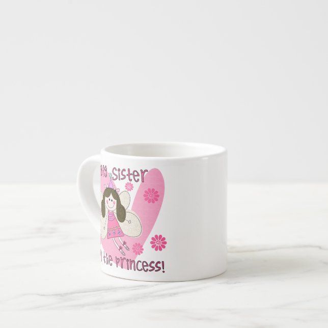 Tasse Expresso Grande soeur encore la princesse (Devant gauche)