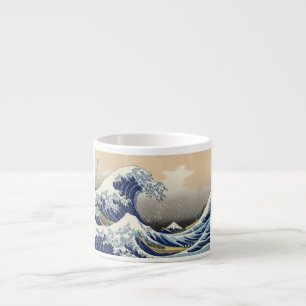 Tasse Expresso Grande vague Kanagawa peinture japonaise