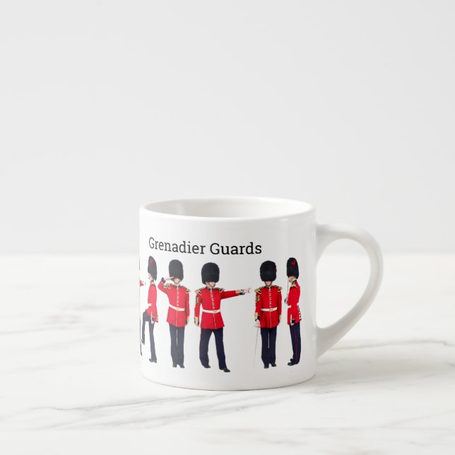 Tasse Expresso Grandes grenadières personnalisées (Droite)