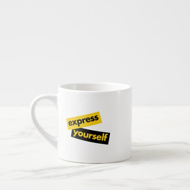 Tasse Expresso Graphique moderne, dynamique, audacieux de l'Expre (Gauche)