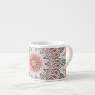 Tasse Expresso Grattez moderne Kaleidoscope Mandala art fractal