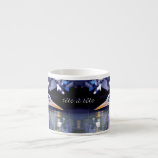 Tasse Expresso Great Blue Herons tête à tête
