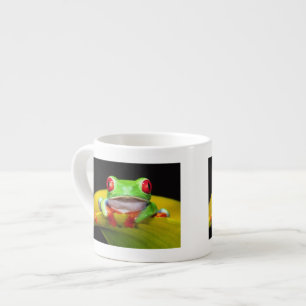 Tasse Expresso Grenouille aux yeux rouges, Agalychinis callidryas