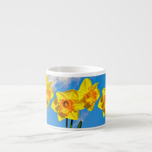 Tasse Expresso Groupe de Daffodils Médaille d'or Fleurs