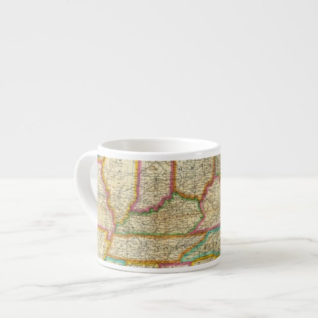 Tasse Expresso Guide des voyageurs de Mitchell (Devant gauche)