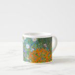 Tasse Expresso Gustav Klimt - Jardin des fleurs<br><div class="desc">Jardin aux fleurs - Gustav Klimt en 1905-1907</div>