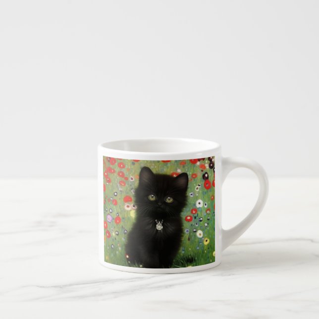 Tasse Expresso Gustav Klimt Kitten (Droite)