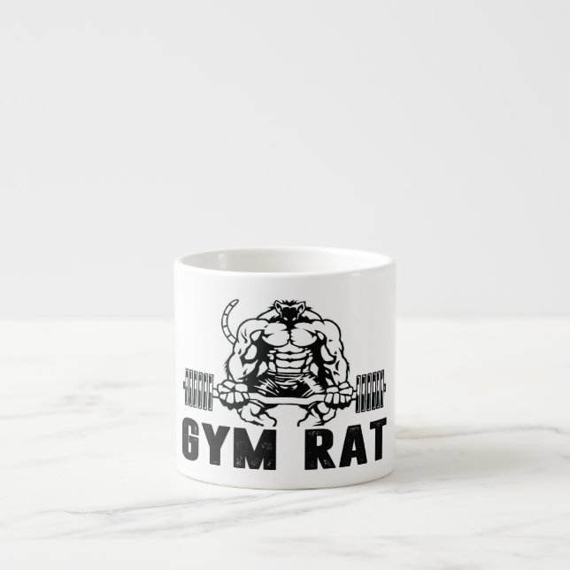 Tasse Expresso Gym Rat (Devant)
