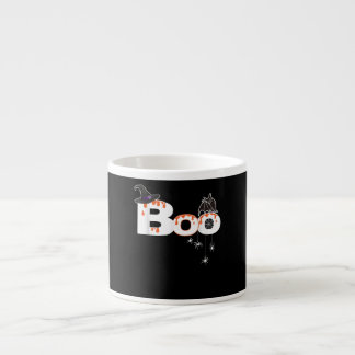 Tasse Expresso Halloween Boo Owl avec Casquette sorcière Spider G