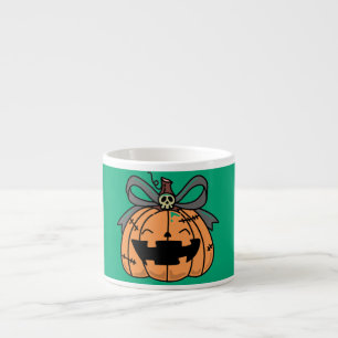 Tasse Expresso Halloween,Citrouille Visage Mignon,Drôle , Citroui