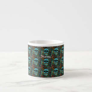 Tasse Expresso Halloween Hippie Skull Thunder_cove