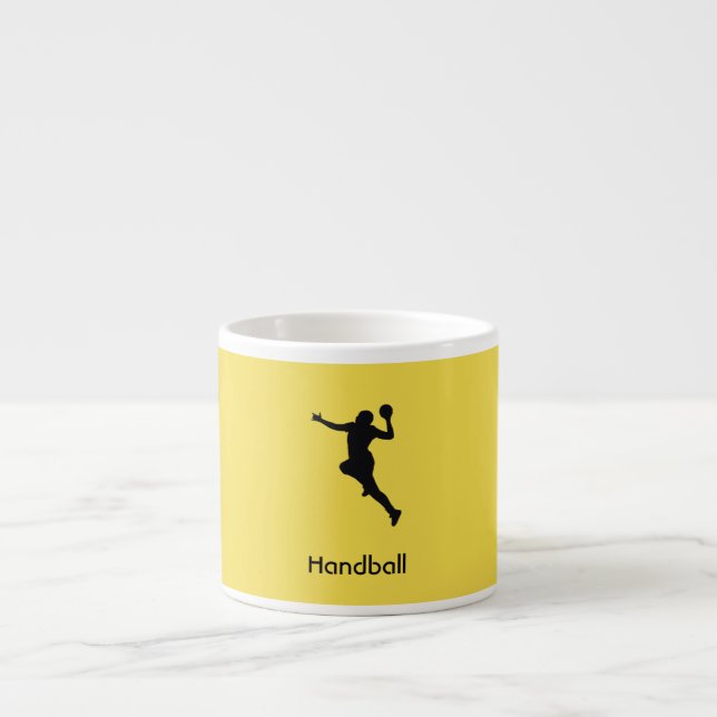 Tasse Expresso Handball Player (Devant)