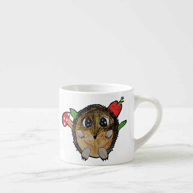 Tasse Expresso Hérisson Mignon (Droite)