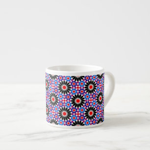 Tasse Expresso Héritage mosaïque : Art Zellige andalou marocain