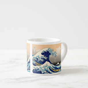 Tasse Expresso Hiroshige La Grande Vague De Kanagawa