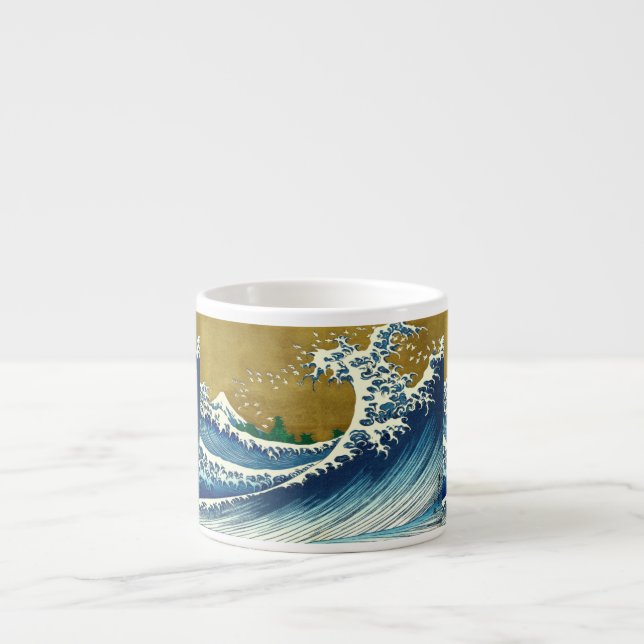 Tasse Expresso Hokusai Big Wave Japon Art japonais (Devant)