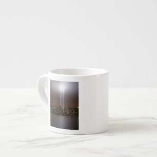 Tasse Expresso Hommage de World Trade Center dans la lumière à