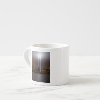 Tasse Expresso Hommage de World Trade Center dans la lumière à
