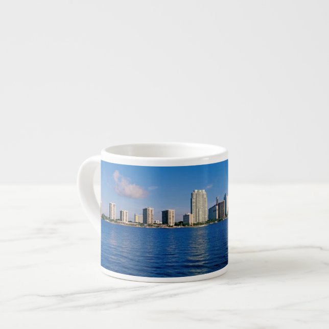 Tasse Expresso Horizon de Miami, la Floride (Devant gauche)