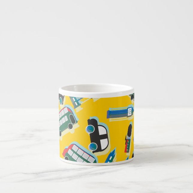 Tasse Expresso Icônes Londres (Devant)