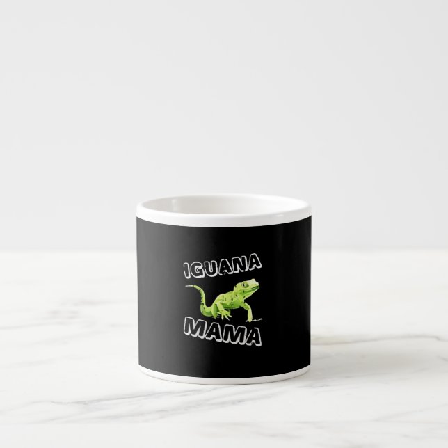 Tasse Expresso Iguana mama (Devant)