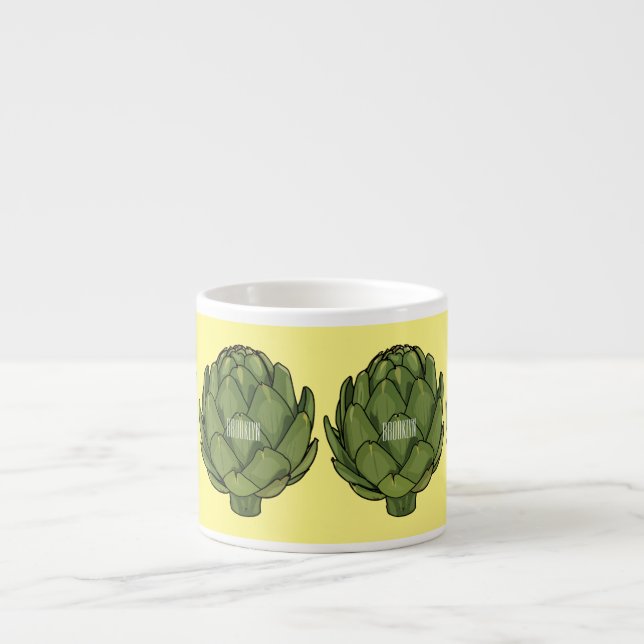 Tasse Expresso Illustration d'artiste (Devant)