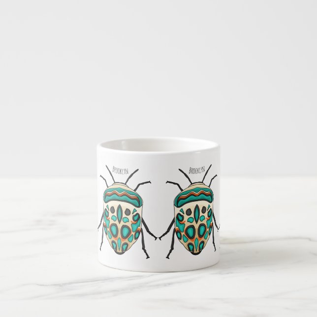 Tasse Expresso Illustration de bug Picasso (Devant)