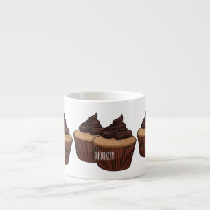 Tasse Expresso Illustration de Cupcake