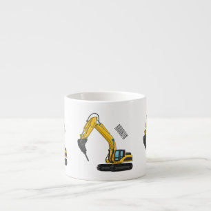 Tasse Expresso Illustration de la pelle de rupture