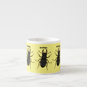 Tasse Expresso Illustration de l'insecte du dendroctone du pin