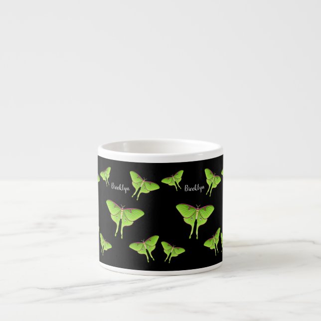 Tasse Expresso Illustration de Luna Moth (Devant)