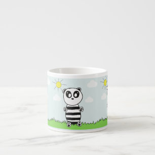Tasse Expresso Illustration de Panda Mignon