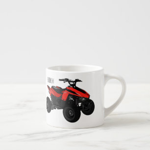 Tasse Expresso Illustration de Quad bike atv