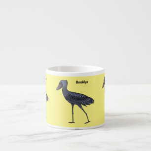 Tasse Expresso Illustration d'oiseau de cordonnier