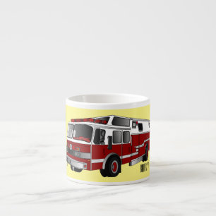 Tasse Expresso Illustration du moteur à incendie