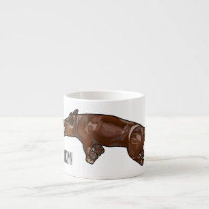 Tasse Expresso Illustration du rôti de porc / rôti de porc