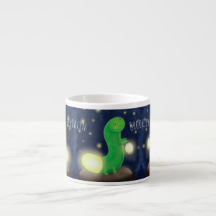 Tasse Expresso Illustration du ver vert mou