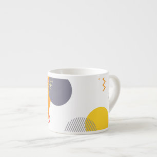 Tasse Expresso Illustration géométrique urbaine, cool, unique, te